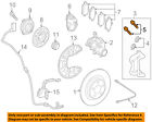 0004214074 Mercedes Oem Mount Bracket Bolt