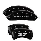 2015-mustang 10200s2mgyl Mgp Caliper Covers Engraved Front Rear Yellow 889873193527