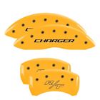 10204smb2yl Mgp Ford Caliper Covers Yellow Mustang Set Of 889873193725