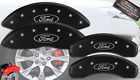 10220sfrdmb Mgp Caliper Covers 2013-2016 Ford Fusion Front Rear Matte Black Brake Disc