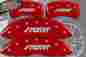 10229sspord Mgp Caliper Covers 2013-2016 Ford Explorer Sport Front Rear Red Brake Disc