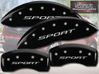 10241ssptbk Mgp Caliper Covers Ford Edge Sport Front Rear Black Brake