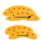 12088sch1yl Mgp Dodge Caliper Covers Yellow Charger Ll Set 889873194555