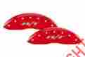 12181srt1rd Mgp Gloss Red Caliper Covers With Rt1-truck Engraving 889873157598