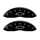 14002sbowbk Mgp Caliper Covers Bowtie Engraved With Black Powder 889873007268