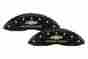 14006sbrcmb Mgp Matte Black Caliper Covers With Chevy Racing Engraving 889873087000