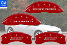 14036scs5rd Mgp Caliper Covers Red Chevy Camaro Ss Front Rear Brake