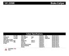 22-02178r 141.33599 Centric Parts Disc Brake 805890384779