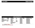 141.34151 Centric Parts Disc Brake 805890527565
