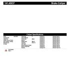 141.45037 Centric Parts Disc Brake