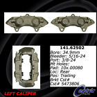 141.62502 Centric Parts Rear Left Rebuilt Brake Caliper With Hardware