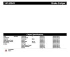 1405-12049 141.63043 Centric Parts Disc Brake