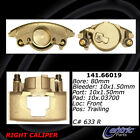 141.66019 Centric Parts Front Right Rebuilt Brake Caliper With Hardware