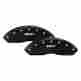 15153smgpmb Mgp Matte Black Caliper Covers With Engraving 633090545306