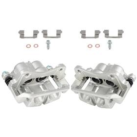 12606812 1autopowerstore Front Brake Calipers With Bracket Pair For 2006-2018 Acura Tlx Honda Ridgeline
