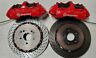 1m1.8022a2 Brembo Front Gt Brake Caliper Red Drill Disc Benz