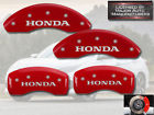 20207shonrd Mgp Caliper Covers Honda Accord Front Rear Red Brake Disc