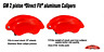 2092-r Force Brakes Forged Aluminum Gm Full Size Brake Calipers Pads