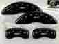 22215smgpbk Mgp Caliper Covers 2012-2016 Bmw 650i Xdrive Gran Front Rear Black Brake Disc