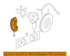 22799632 Gm Chevrolet Oem Corvette Disc Brake Yellow Caliper Left Front