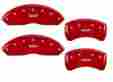23045smgprd Mgp Caliper Covers 2008-2014 Mercedes Benz C230 250 300 Front Rear Red In Stoc