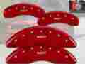 25002smgprd Mgp Caliper Covers 2013-2016 Land Range Rover Sport Front Rear Red Brake Disc