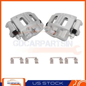 Gdc83494301m 2x Brake Front Calipers With Bracket Kit For 04-07 Saturn Vue 06 Pontiac Torrent