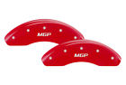 31006fmgprd 2 Rh Red Front Mgp Covers - Aluminum Pcs Lh Gloss Disc Brake Caliper