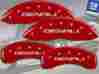 34002sdnlrd Mgp Caliper Covers 2010-2015 Gmc Terrain Front Rear Denali Red Brake Disc