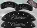 35021scadmb Mgp Caliper Covers Cursive 2014-2015 Cadillac Elr Front Rear Matte Brake Disc
