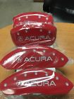 39018sacurd Mgp Caliper Covers Acura Tlx Front Rear Red Engraved Brake
