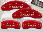 39019srdxrd Mgp Caliper Covers Acura Rdx Front Rear Red Brake Disc