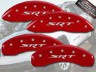 42006ssrtrd Mgp Caliper Covers 2011-2015 Jeep Grand Cherokee Front Rear Srt Red Brake