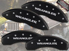 42007swrgmb Mgp Caliper Covers 2007-2015 Jeep Wrangler Front Rear Matte Black Brake Disc