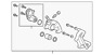 43018-tz3-a50 Acura Genuine Caliper Rear