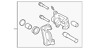 47830-0c010 Toyota Genuine Disc Brake Caliper Right Rear