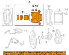 5174316ab Mopar Chrysler Oem Front Caliper