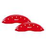 55f6bf Mgp Gloss Red Caliper Covers With Engraving Full Fits Subaru