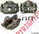 61228520 Opparts Remanufactured Disc Brake Caliper 612 28 520