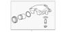 84191287 Gm Cadillac Chevrolet Gmc Genuine Disc Brake Caliper