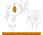 9u2z2v120brm Ford Oem Front Brake-disc