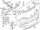 8v5-807-975 A3 Quattro S3 Audi Genuine Guide Pin