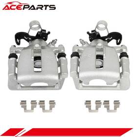 A845654ts01 Aceparts Rear Pair Brake Calipers With Bracket Lh And Rh For 2005-2008 2009 Audi A4 Quattro