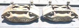 45018-sja-a02 Acura 05-12 Rl Advics 4-piston Driver Passenger Front Brake Caliper Set Oem
