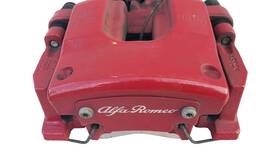 00417 Alfa Romeo 2017-22 Giulia Sport Rear Left Disk Brake Caliper With Pads Red 29k #k