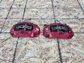 00505473550 Alfa Romeo Front Brembo Brake Caliper Set 45k 17-22 Giulia Quadrifoglio