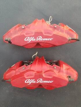 00505534530 Alfa Romeo Stelvio Left Right Front Brembo Brake Calipers 2018 - 2022