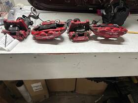 536.al1g18 Alfa-romeo 2017-2023 Giulia Red Brembo Brake Caliper Set Oem