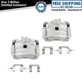Am-1093381319 Am Autoparts Front Disc Brake Caliper Pair Set Lh And Rh Sides For Nissan Altima Sentra