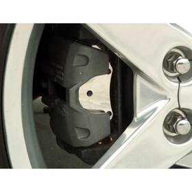 Acc0364 American Car Craft Brake Pad Covers For 2005-2013 Chevy Corvette Convertible Stainless/polished